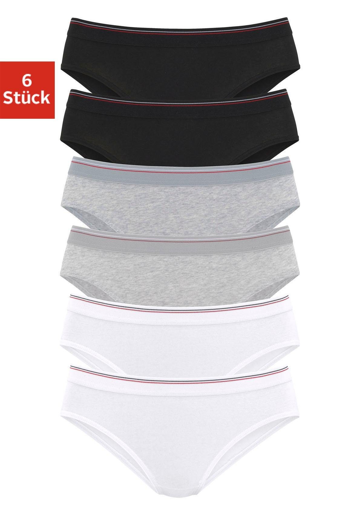 H.I.S Bikinislip (6er-Pack) aus elastischer Baumwoll-Qualität günstig online kaufen