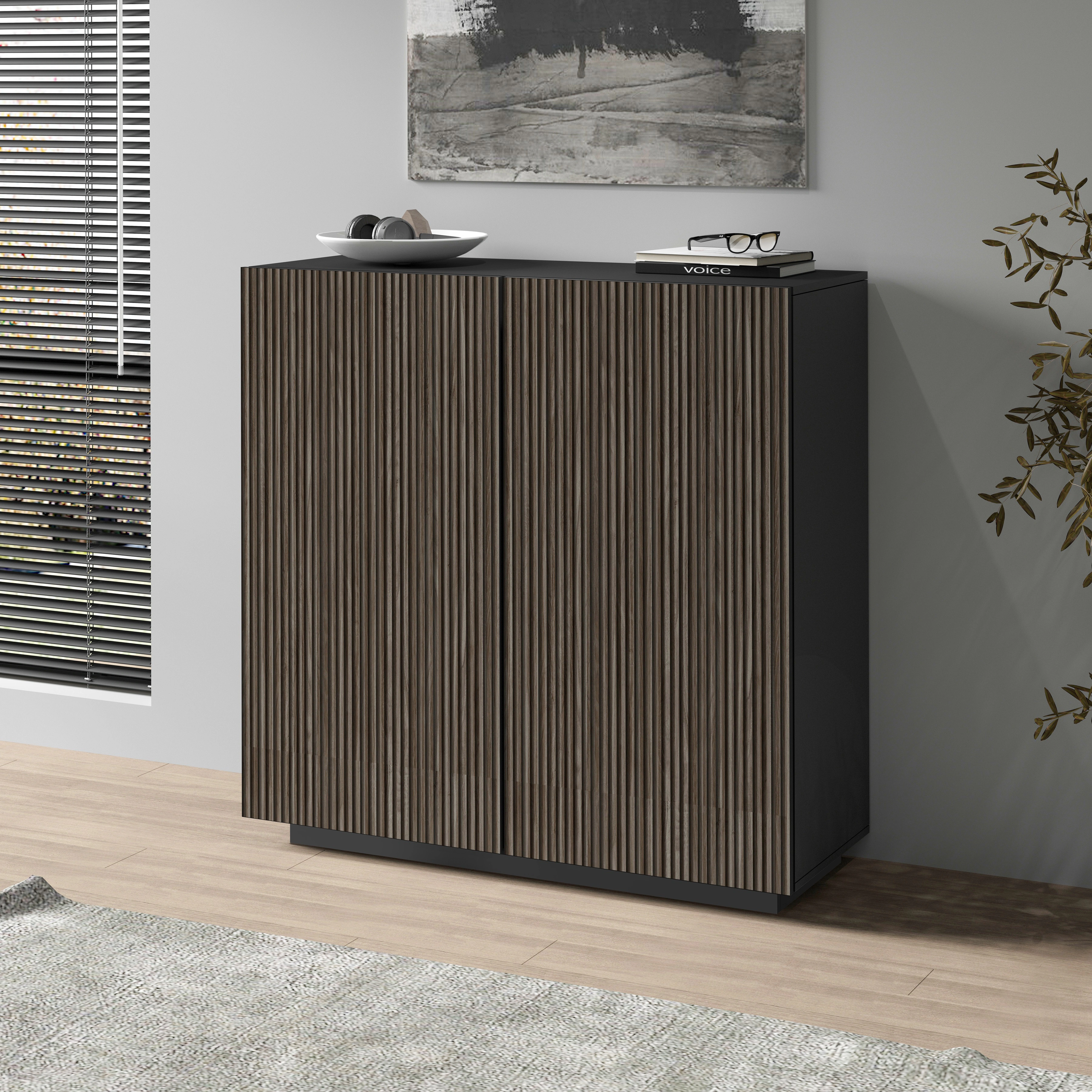 INOSIGN Highboard "VEGA,Highboard,Kommode,120 cm", mit 2 Türen,Fronten mit günstig online kaufen