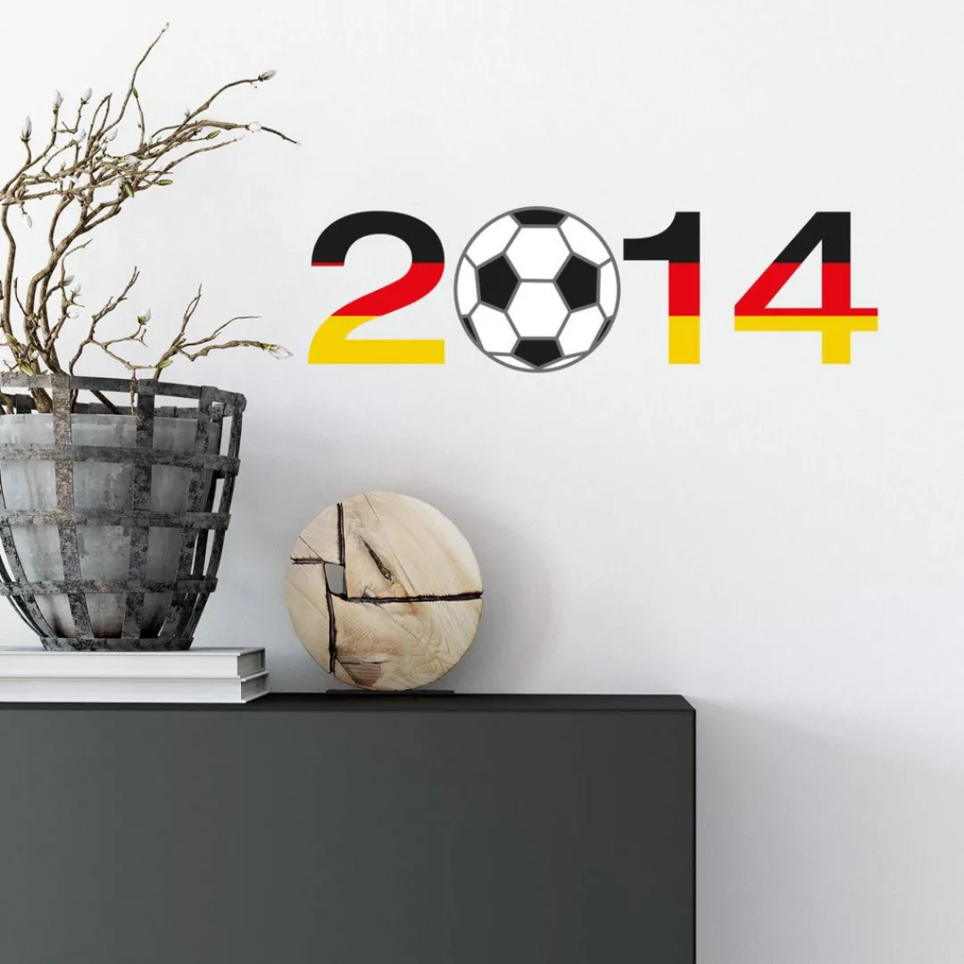 Wall-Art Wandtattoo "Fußballdeko 2014 mit Fußball", (1 St.) günstig online kaufen