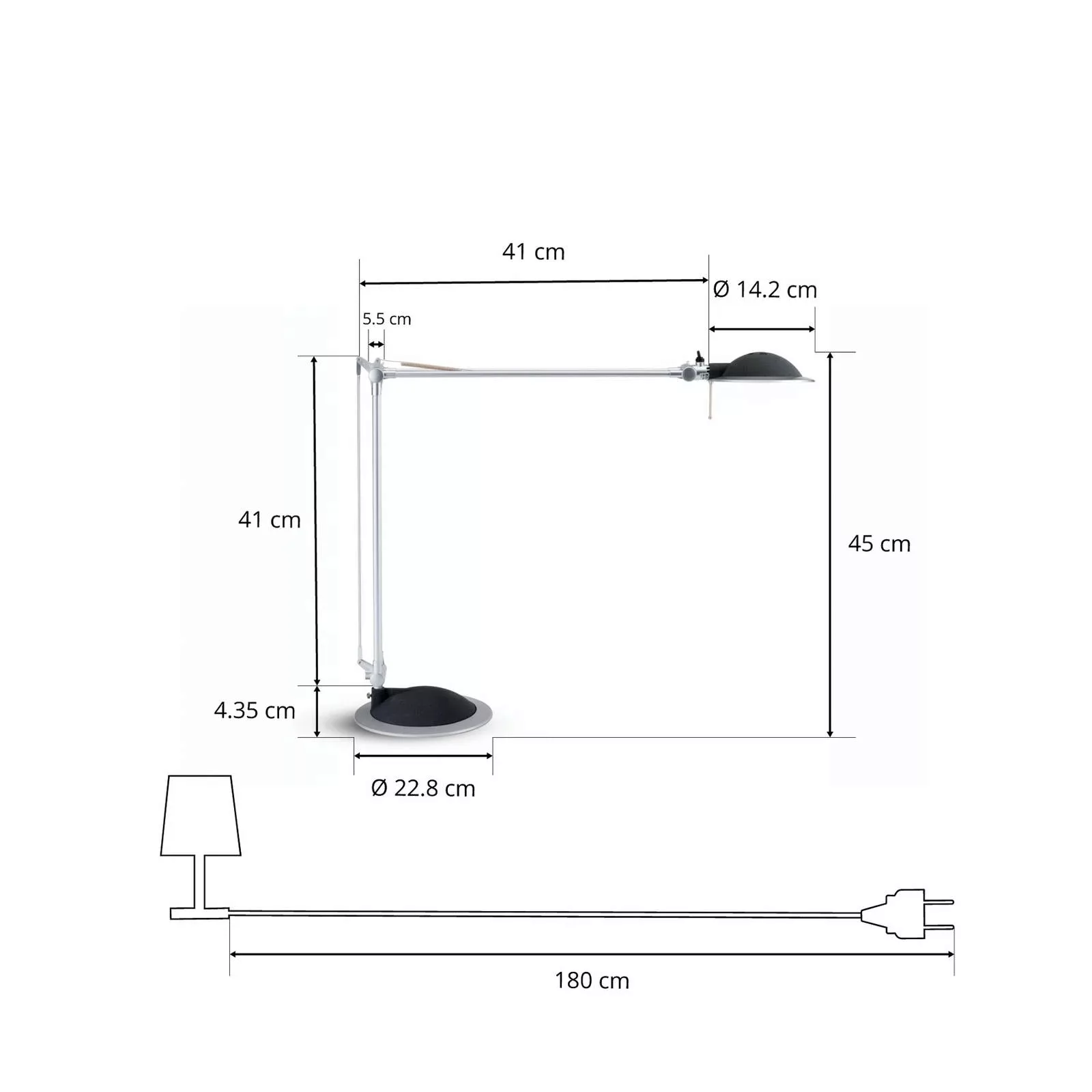 Energieeffiziente LED-Tischlampe Business günstig online kaufen