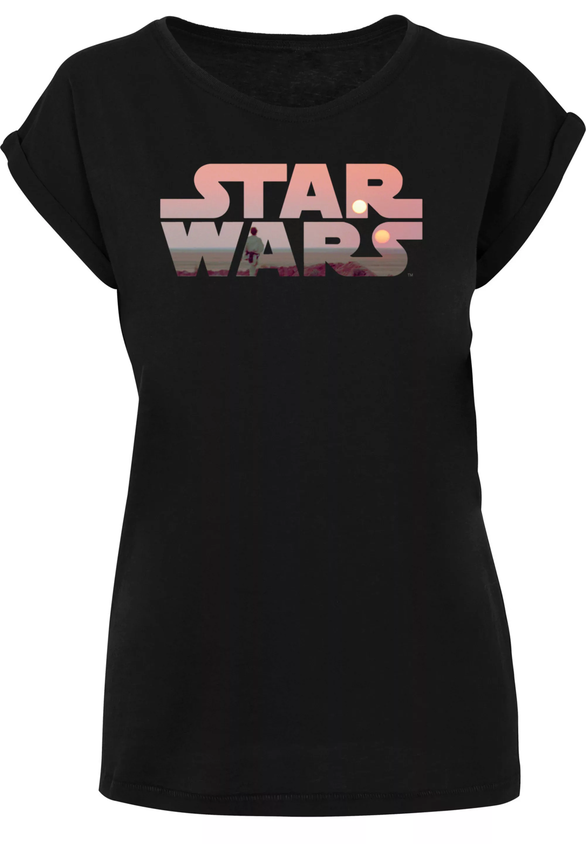 F4NT4STIC T-Shirt "Star Wars Tatooine Logo", Print günstig online kaufen