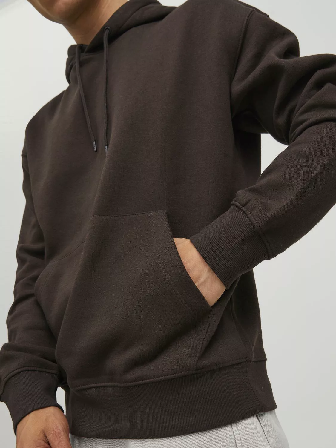 Jack & Jones Kapuzensweatshirt "JJESTAR BASIC SWEAT HOOD NOOS", mit Rippbün günstig online kaufen