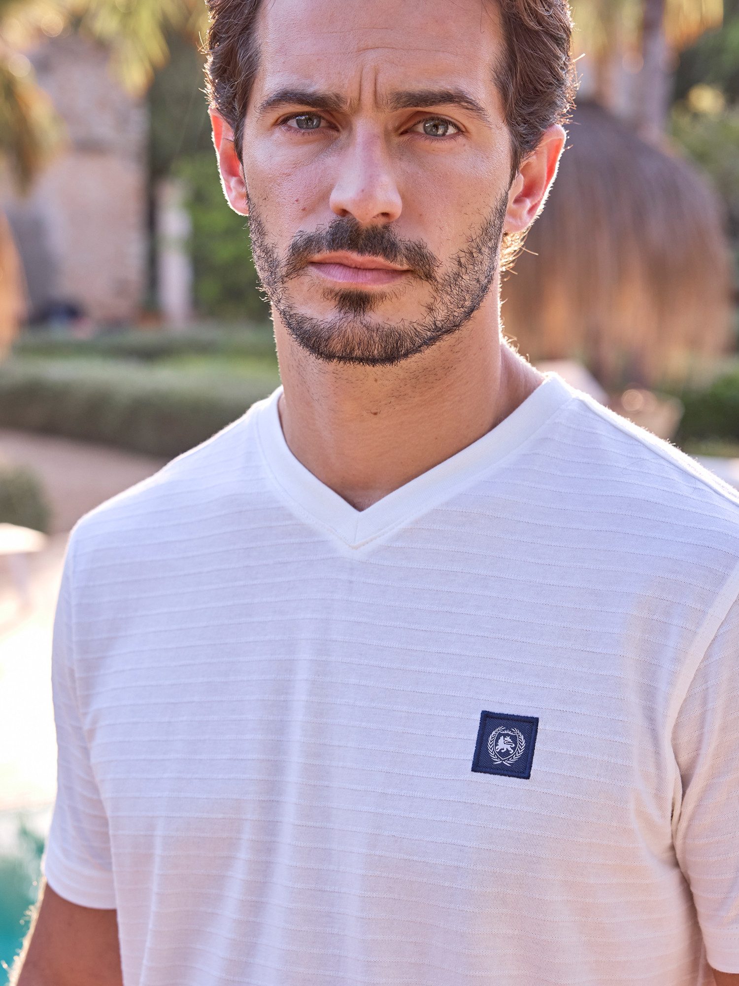 LERROS T-Shirt "LERROS Herren T-Shirt mit V-Ausschnitt" günstig online kaufen