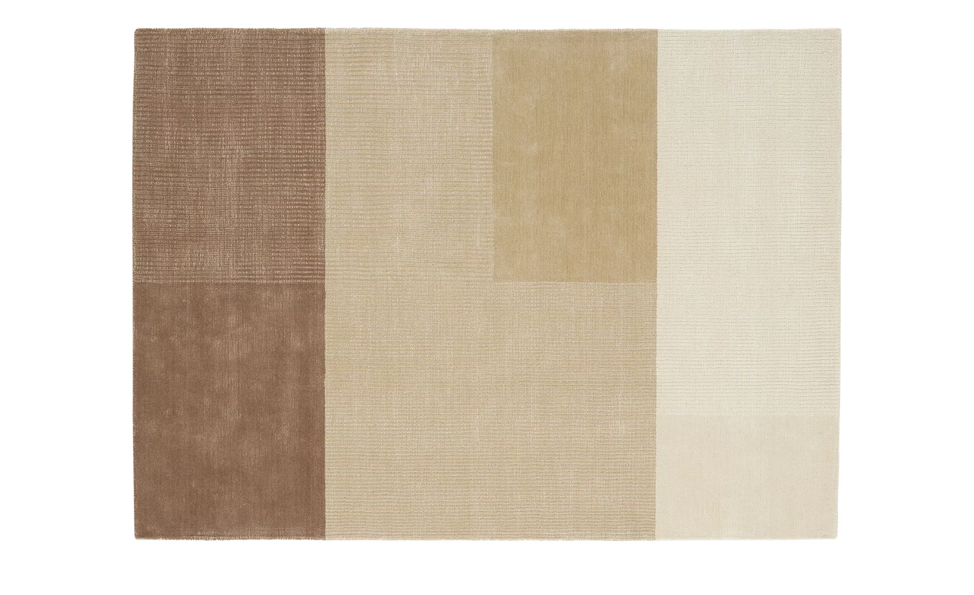 Handloom Teppich  Campi ¦ beige ¦ Viskose, Baumwolle ¦ Maße (cm): B: 170 H: günstig online kaufen