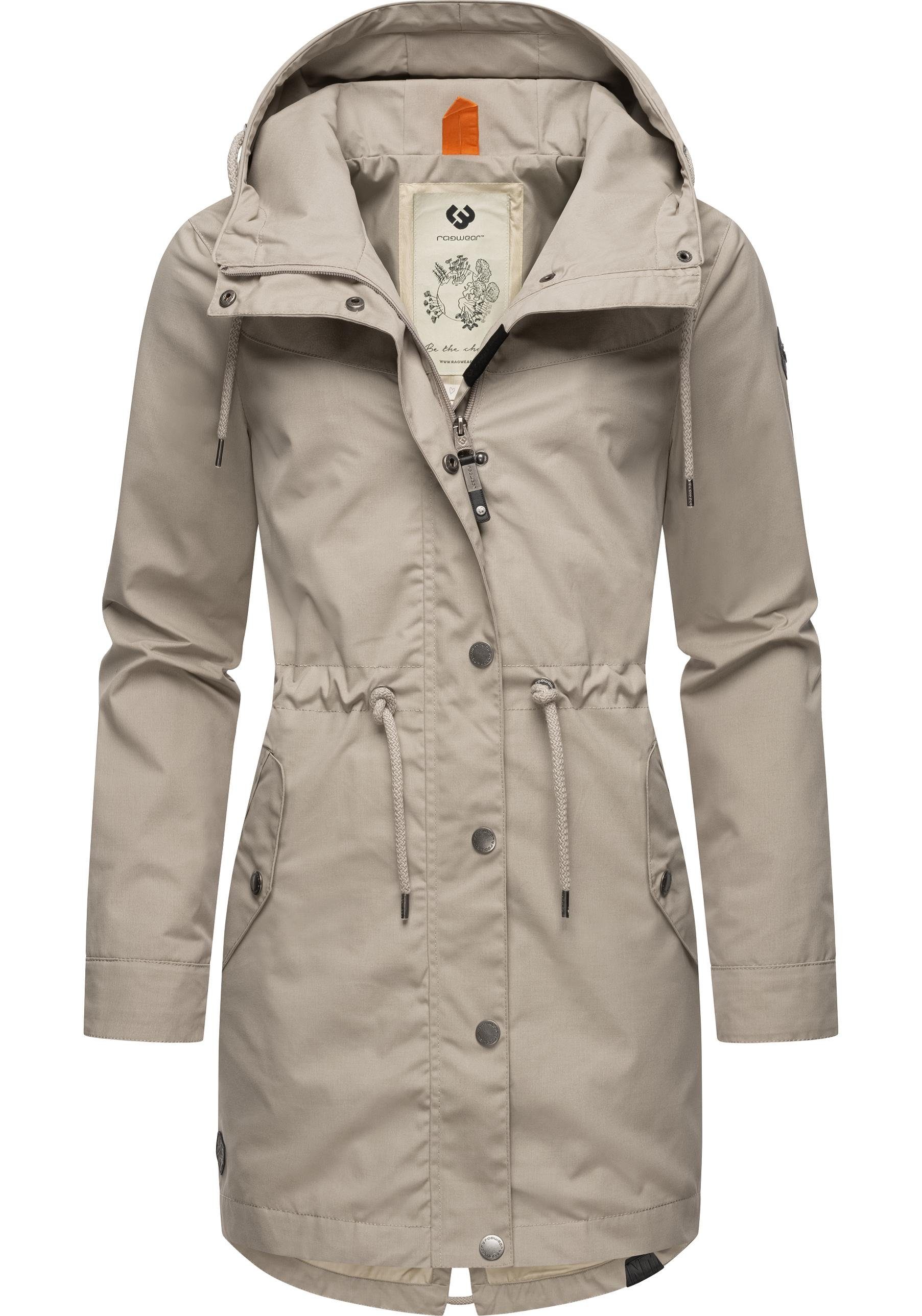 Ragwear Parka "Canny", mit Kapuze, stylische Übergangsjacke mit großer Kapu günstig online kaufen