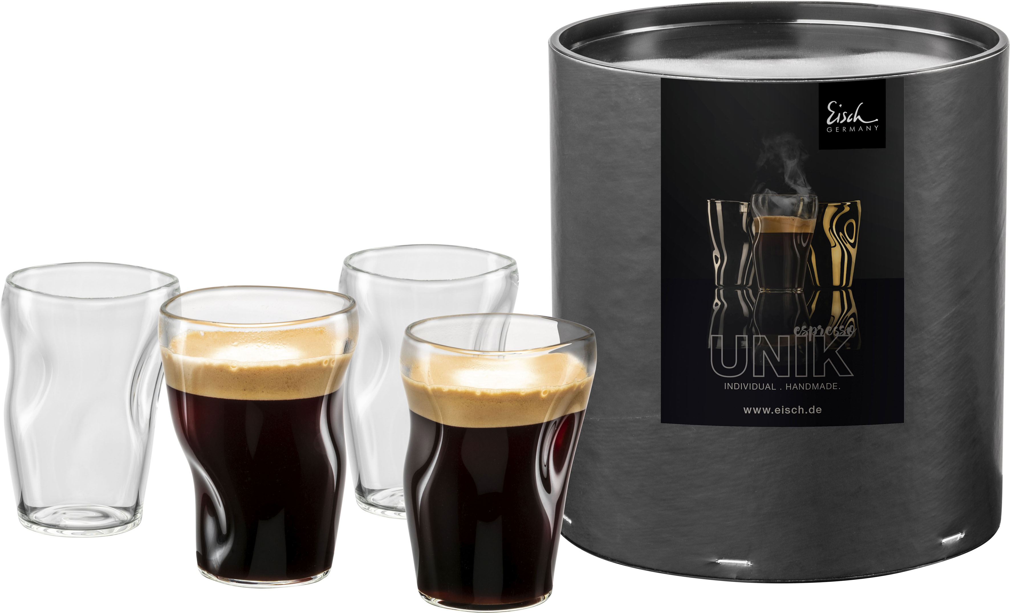 Eisch Germany Espressoglas »UNIK«, (Set, 4 tlg., 4 Espressogläser in Gesche günstig online kaufen