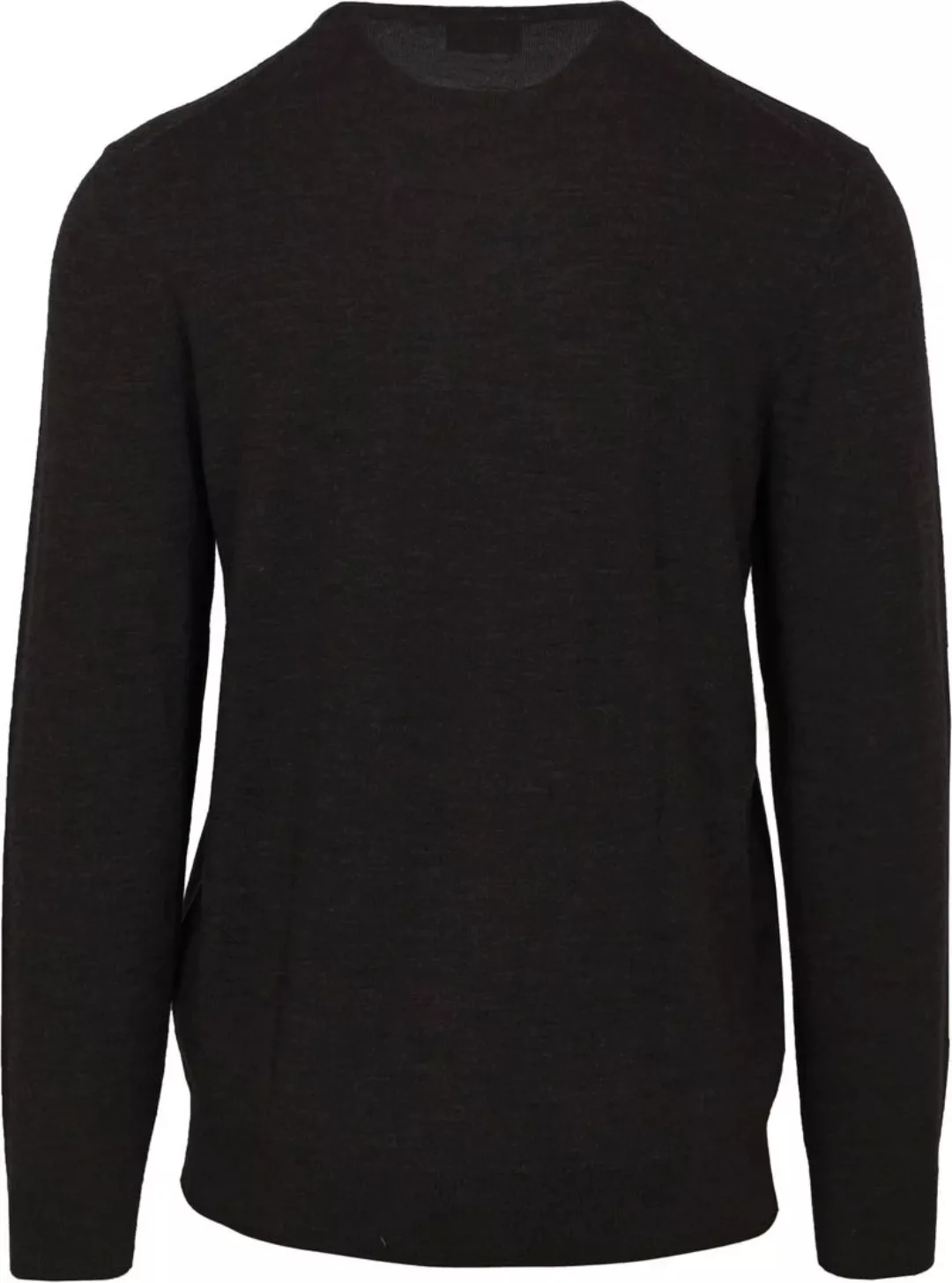 Profuomo Pullover V-Neck Merinowolle Schwarz - Größe S günstig online kaufen