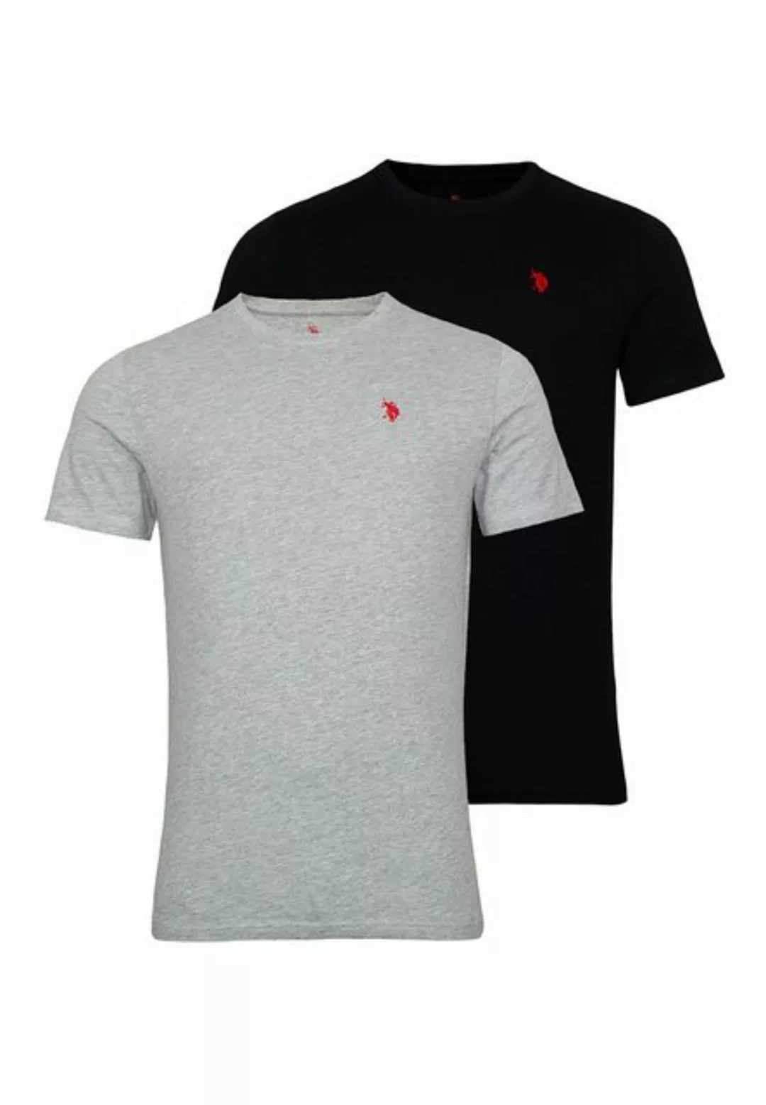 U.S. Polo Assn T-Shirt Shirt 2er Pack T-Shirts Rundhals (2-tlg) günstig online kaufen