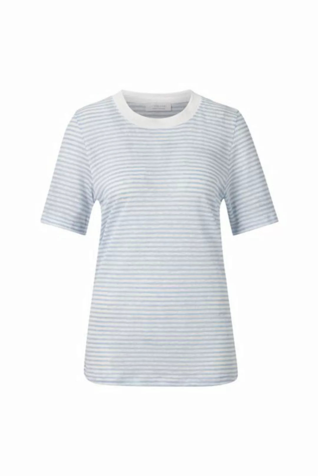 Rich & Royal T-Shirt striped linen T-Shirt, sorbet pink günstig online kaufen