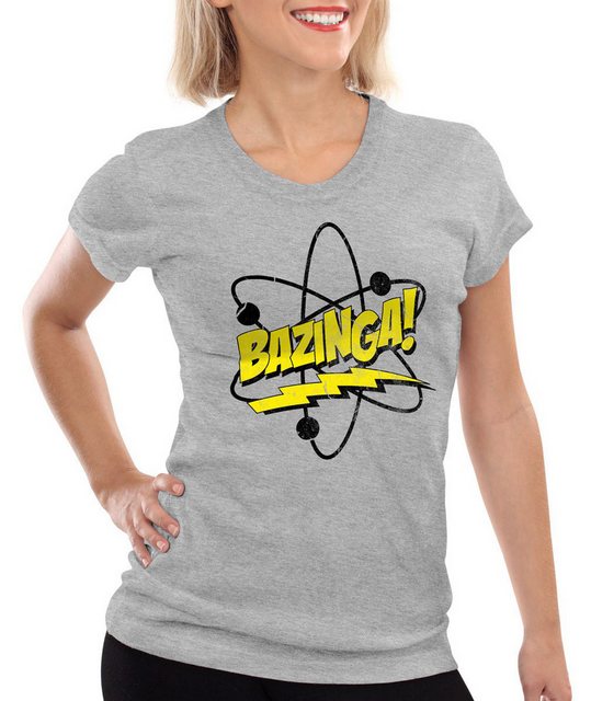 style3 T-Shirt Bazinga Sheldon the big bang theory sheldon cooper atom phys günstig online kaufen