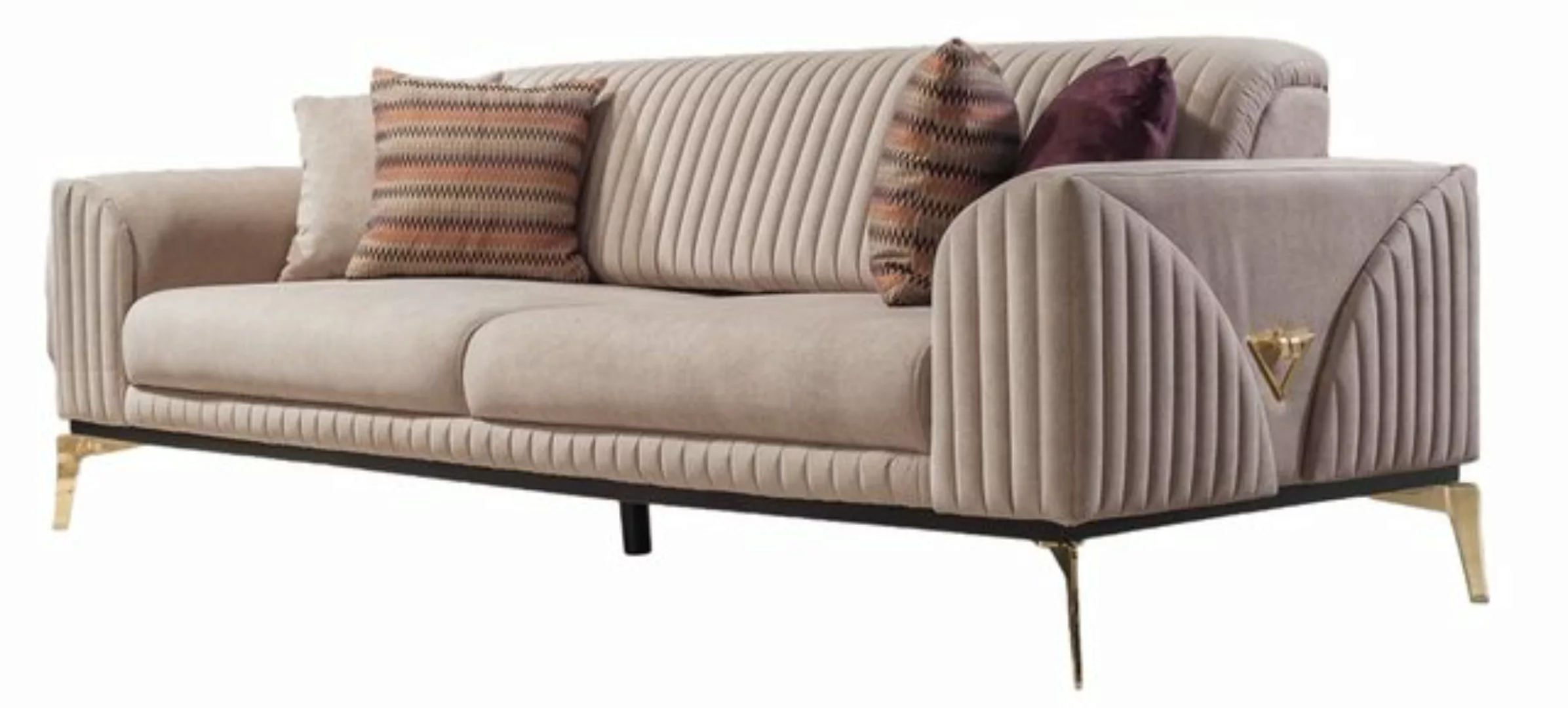 Villa Möbel Sofa Leaf, Set, mit Relax-/Bettfunktion durch umklappbare Rücke günstig online kaufen