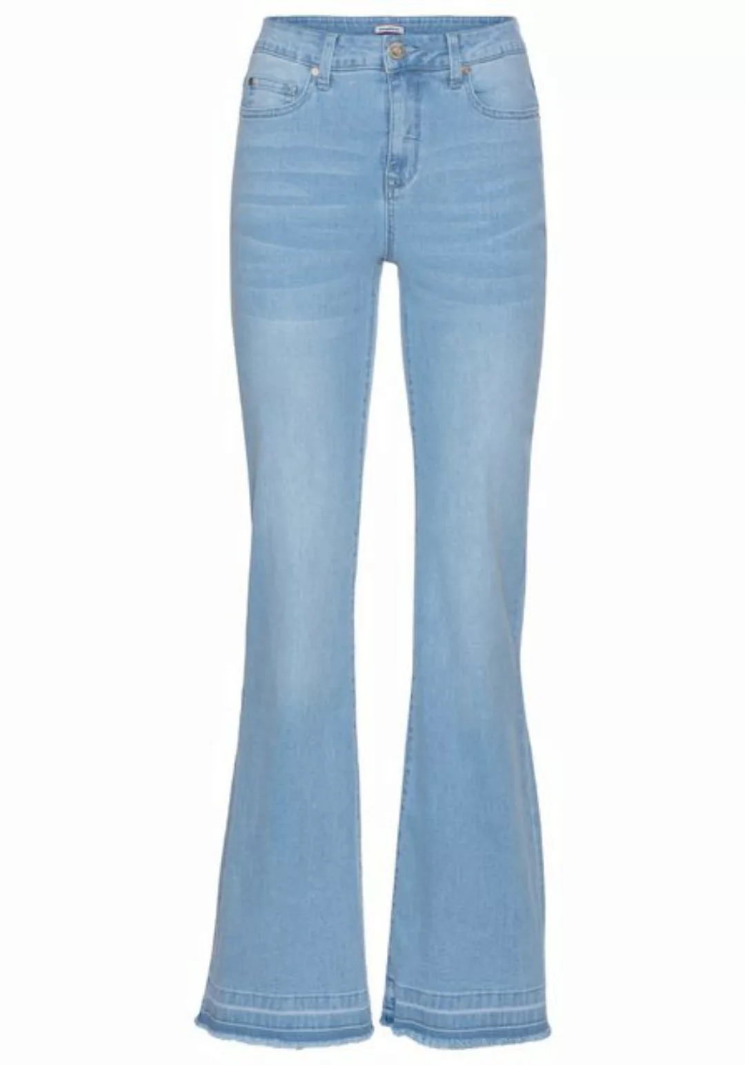 KangaROOS Weite Jeans Flare Weite Jeans High Waist günstig online kaufen