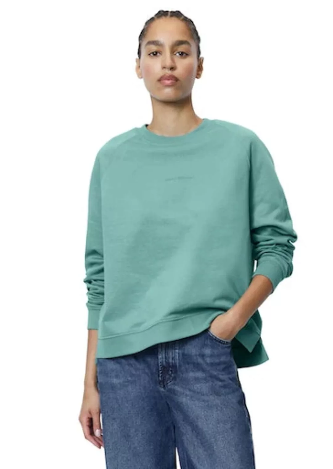 Marc OPolo DENIM Sweatshirt "mit soft gerauter Innenseite" günstig online kaufen