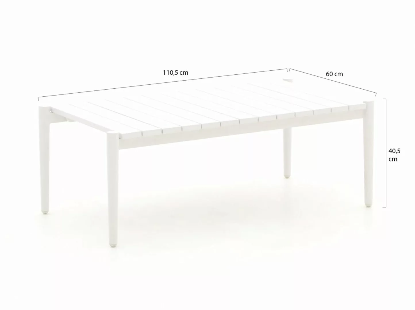 Manifeso Salera Loungetisch 110,5x60x40,5 cm günstig online kaufen
