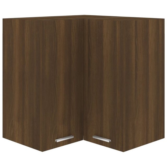 vidaXL Hängeschrank Eck-Hängeschrank Braun Eiche-Optik 57x57x60 cm Spanplat günstig online kaufen