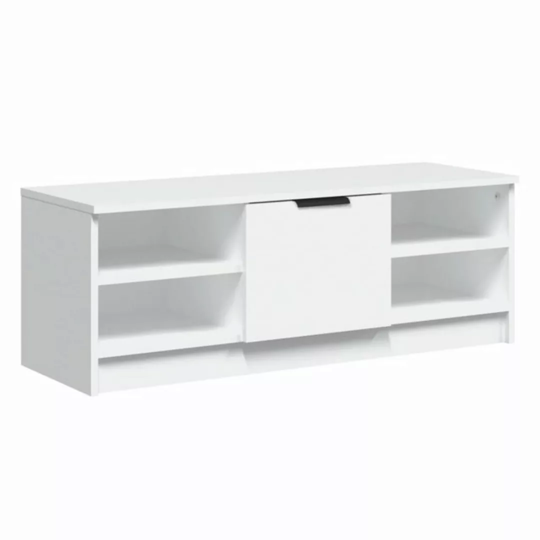 furnicato TV-Schrank Weiß 102x35x36,5 cm Holzwerkstoff günstig online kaufen