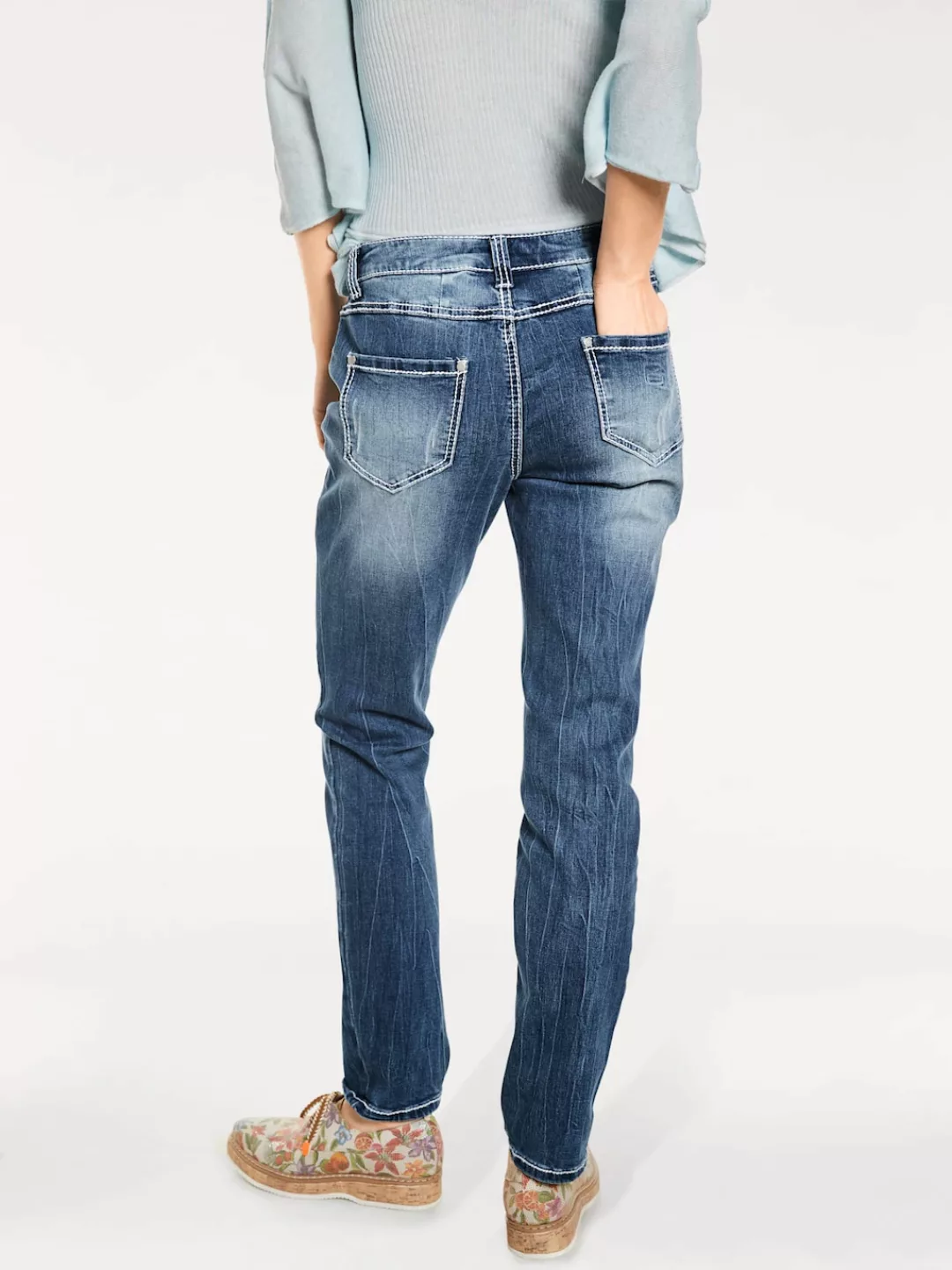 heine Boyfriend-Jeans, (1 tlg.) günstig online kaufen