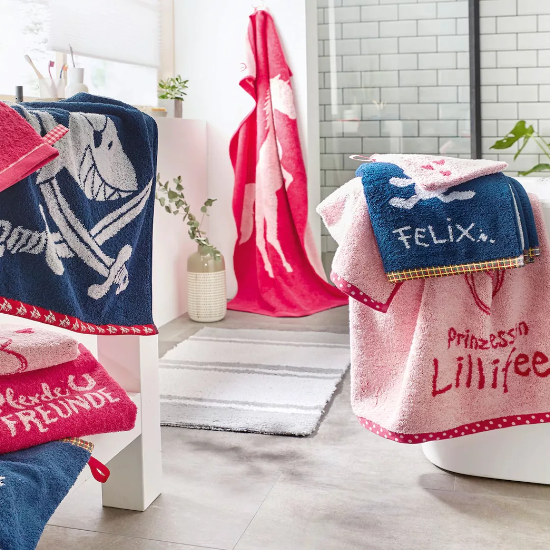 Dyckhoff Handtuch Set »Hase Felix«, Set, 5 tlg., Frottier, Set: 1 Duschtuch günstig online kaufen