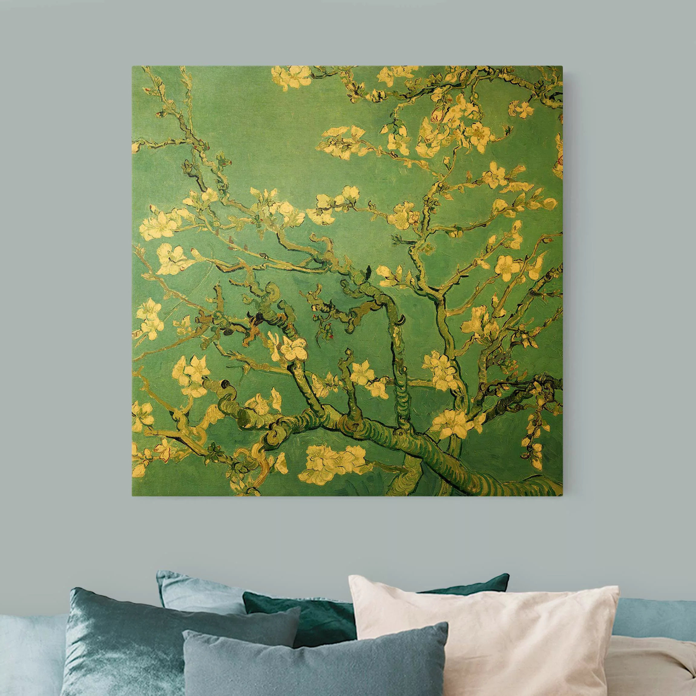 Leinwandbild Gold Vincent van Gogh - Mandelblüte günstig online kaufen