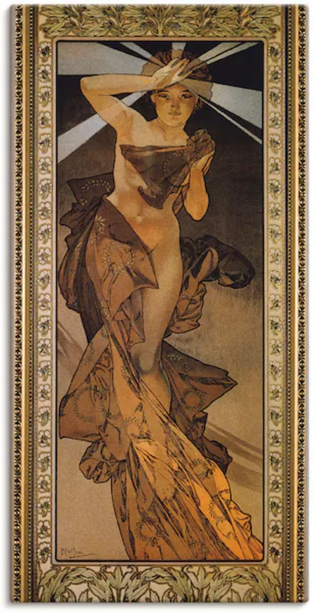 Artland Wandbild »Sterne: Der Morgenstern«, Frau, (1 St.), als Leinwandbild günstig online kaufen