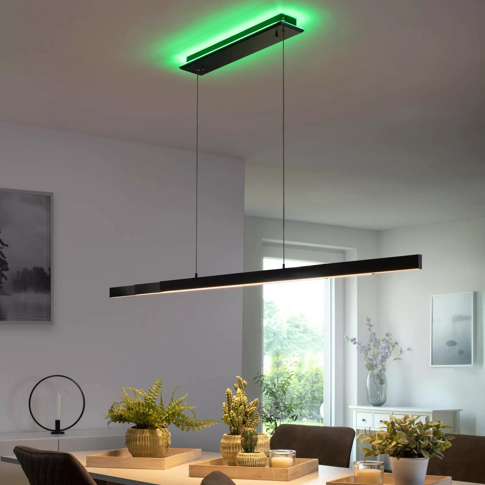 Paul Neuhaus Q-ARIAN LED-Pendelleuchte, anthrazit günstig online kaufen