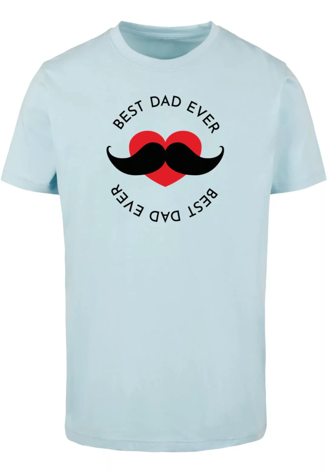 Merchcode T-Shirt "Merchcode Herren Fathers Day - Best dad T-Shirt Round Ne günstig online kaufen