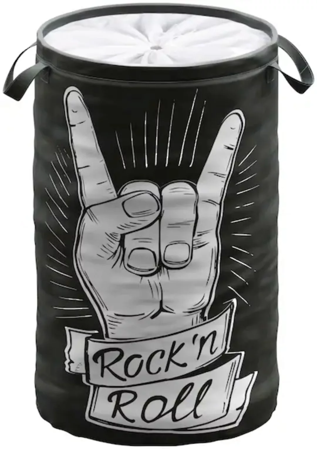 Sanilo Wäschekorb "Rock ’n’ Roll", 60 Liter, faltbar, mit Sichtschutz günstig online kaufen