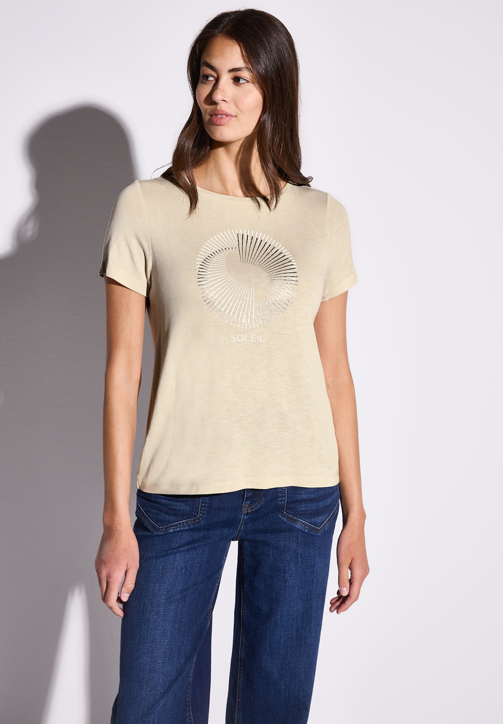 STREET ONE Print-Shirt, mit Rundhalsausschnitt günstig online kaufen