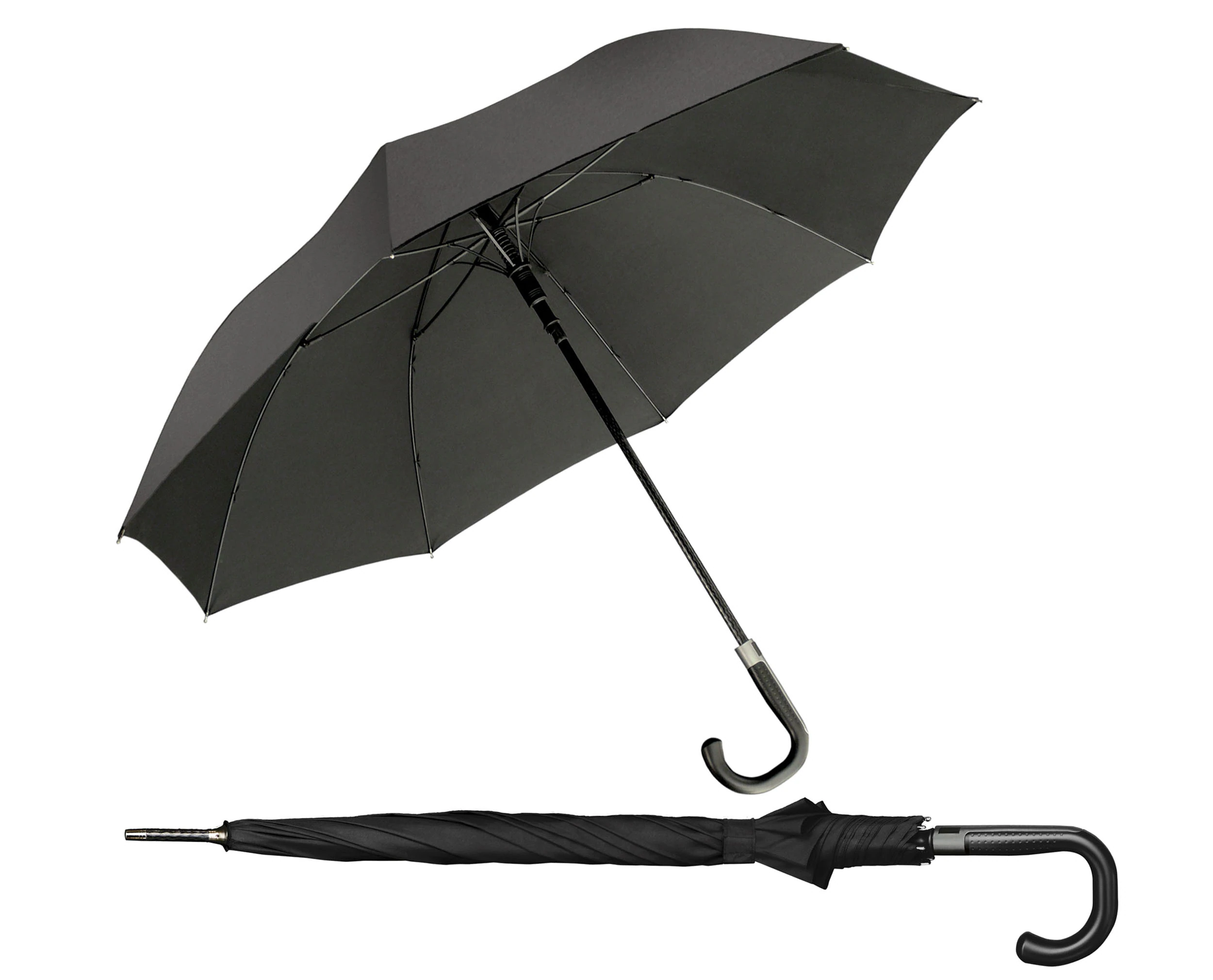 EuroSCHIRM Stockregenschirm "Automatik W330, schwarz", Regenschirm für Zwei günstig online kaufen