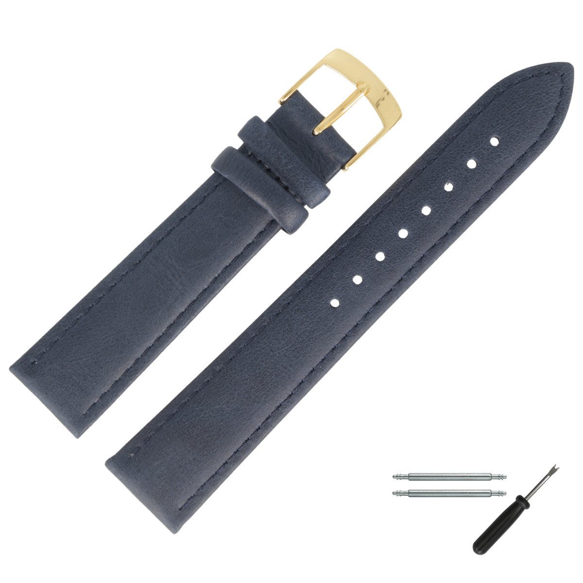 MARBURGER Uhrenarmband 12mm Leder günstig online kaufen