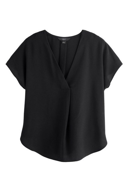 Next Kurzarmbluse Relaxed Fit Kurzarm-Bluse – Petite (1-tlg) günstig online kaufen