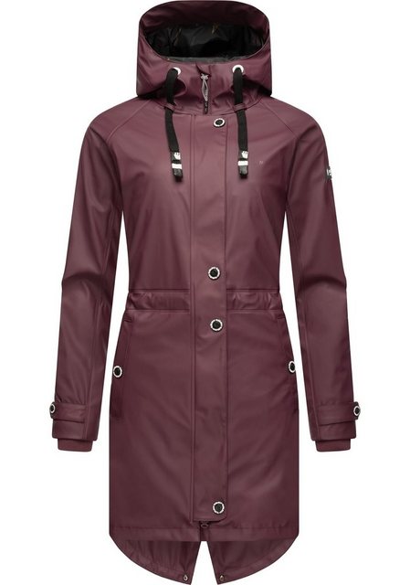 Navahoo Regenjacke Rainy Flower modischer Damen Regenmantel mit Kapuze günstig online kaufen