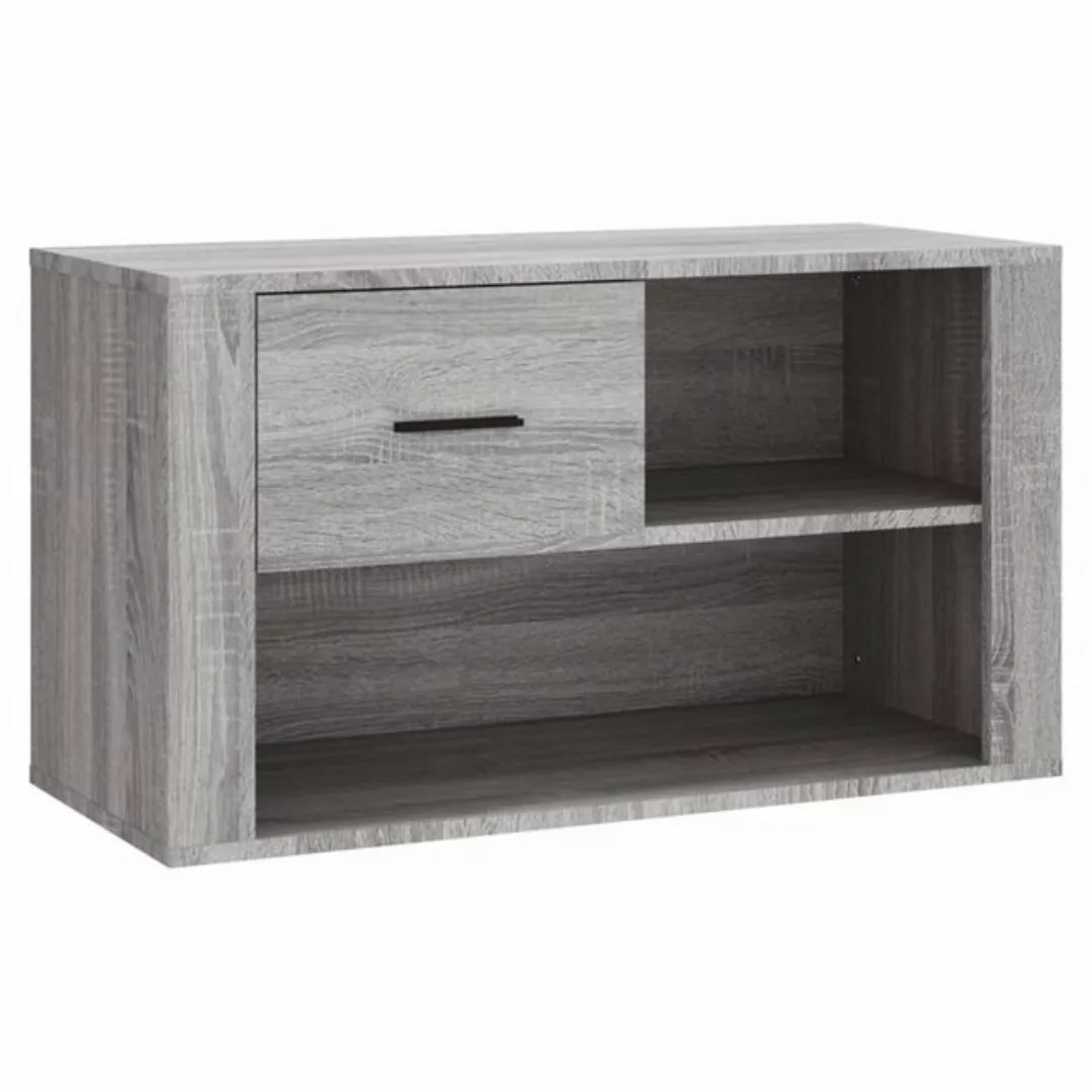 furnicato Schuhschrank Grau Sonoma 80x35x45 cm Holzwerkstoff (1-St) günstig online kaufen