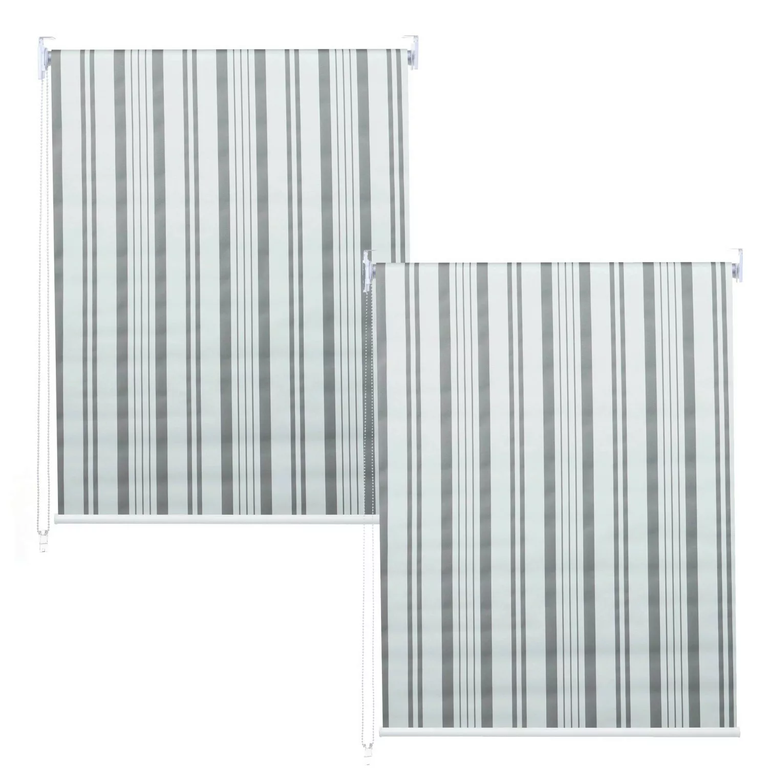 MCW Rollo D52 2er-Set 100x160cm Grau-Weiß günstig online kaufen