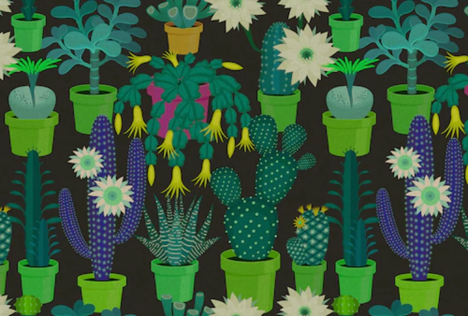 Fototapete "cactus garden2" 4,00x2,70 m / Glattvlies Brillant günstig online kaufen