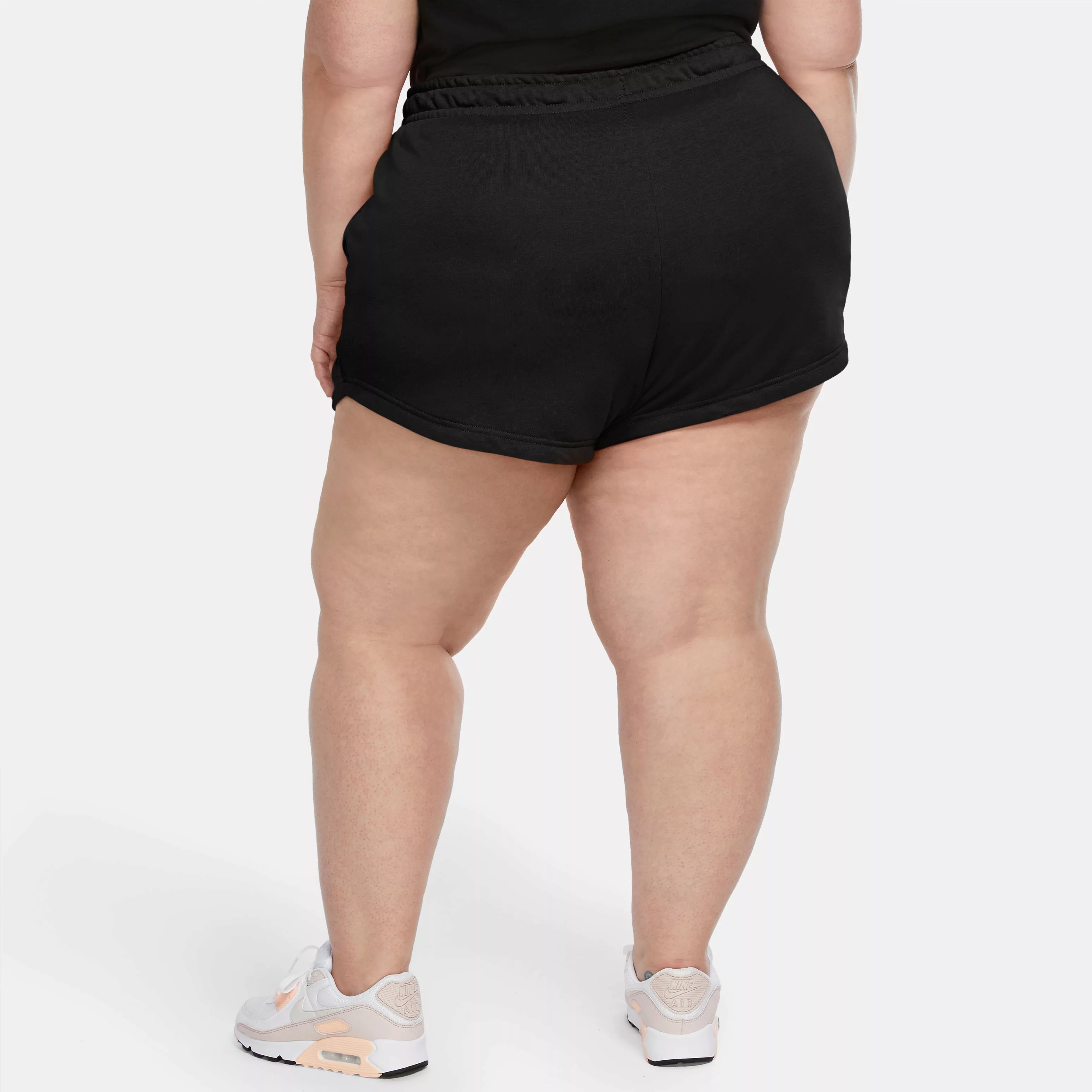 Nike Sportswear Shorts In Großen Größen 2X Black / White günstig online kaufen