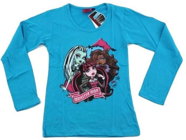 Monster High Langarmshirt Draculaura, Clawdeen Wolf und Frankie Steen günstig online kaufen