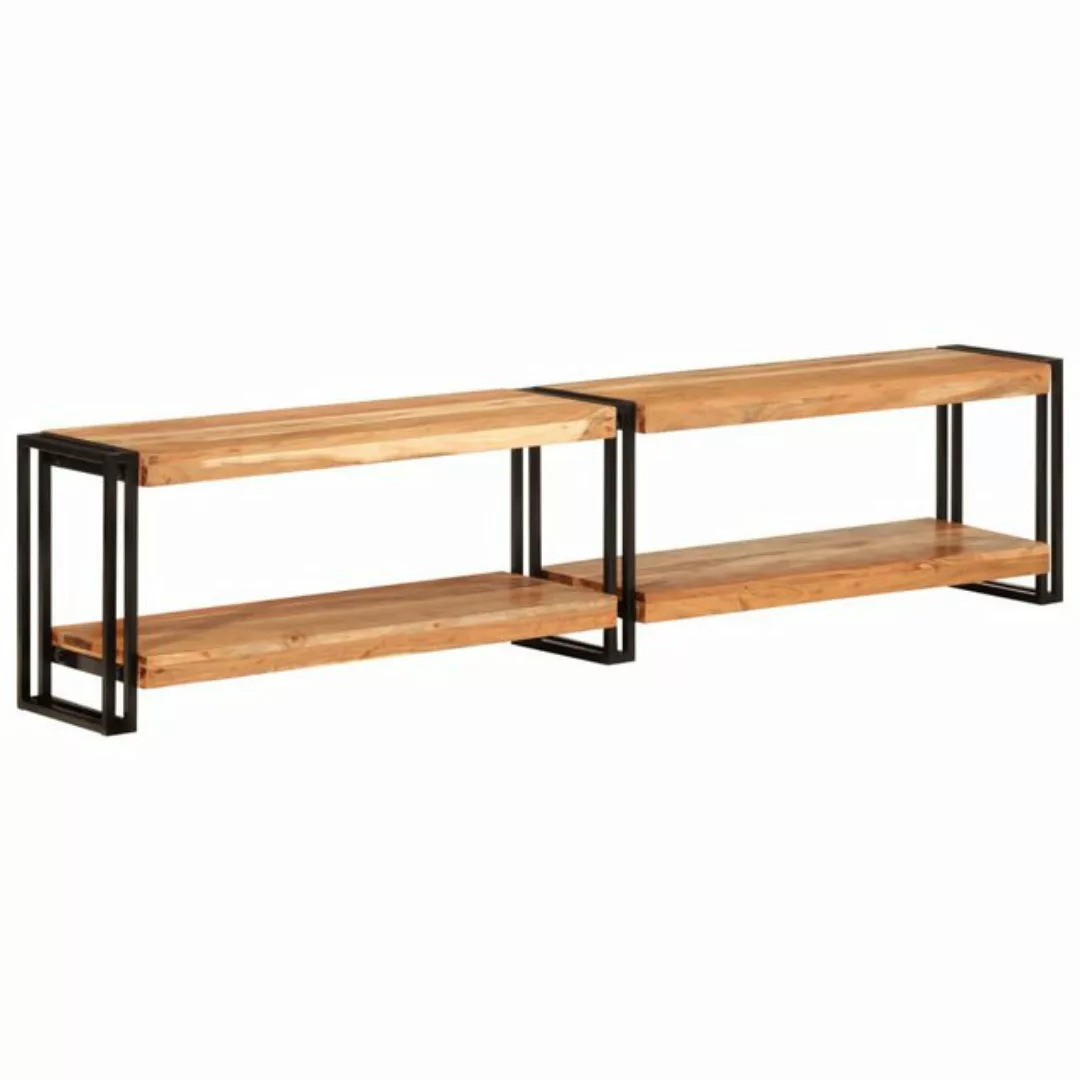 vidaXL TV-Schrank TV-Schrank 180x30x40 cm Massivholz Akazie TV-Lowboard Fer günstig online kaufen