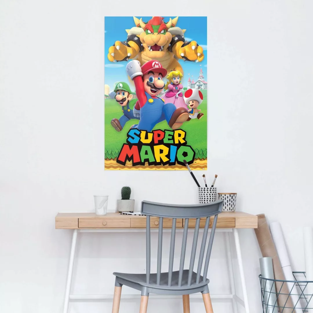 Reinders Poster "Super Mario - Karakter Montage" günstig online kaufen