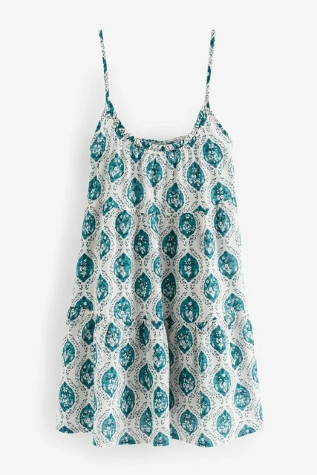 Next Minikleid Gestuftes Minikleid Baumwollkleid Sommerkleid (1-tlg) günstig online kaufen