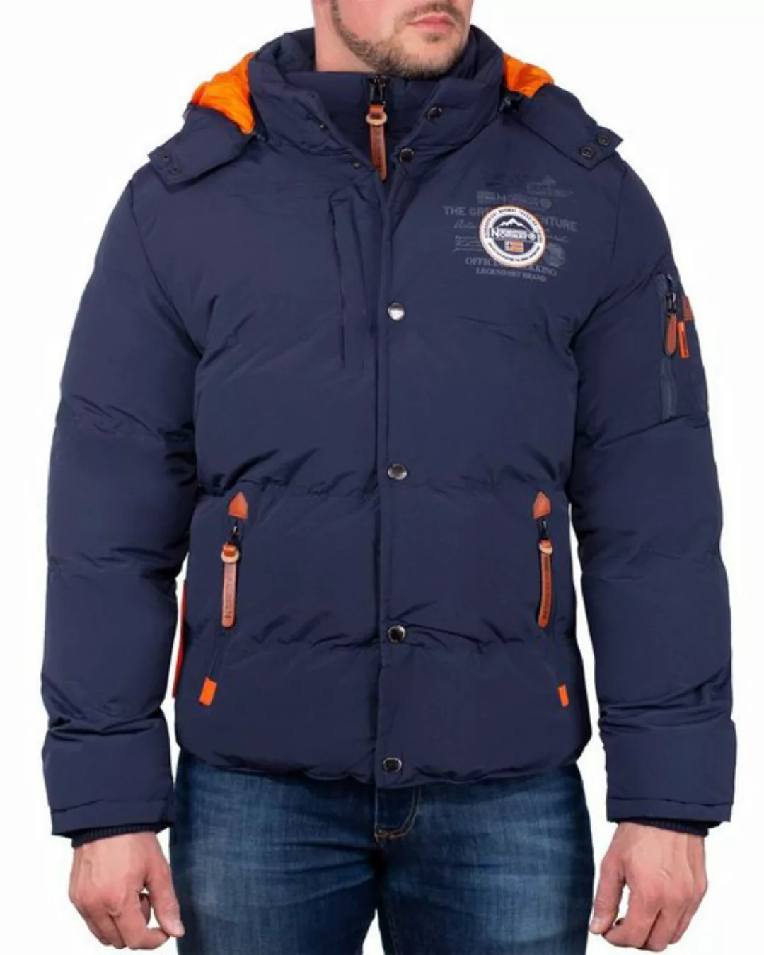 Geographical Norway Winterjacke Herren Outdoor Jacke baverveine (1-St) mit günstig online kaufen