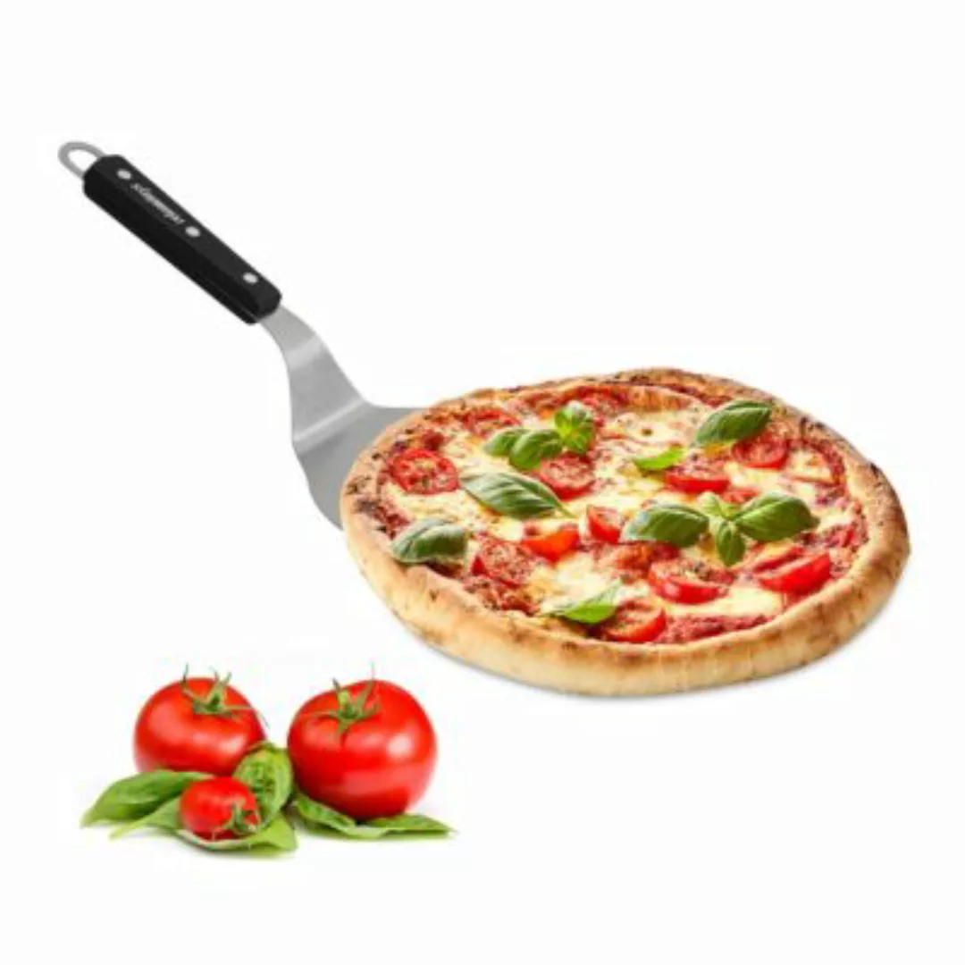 relaxdays Pizzaschieber mit Holzgriff silber günstig online kaufen
