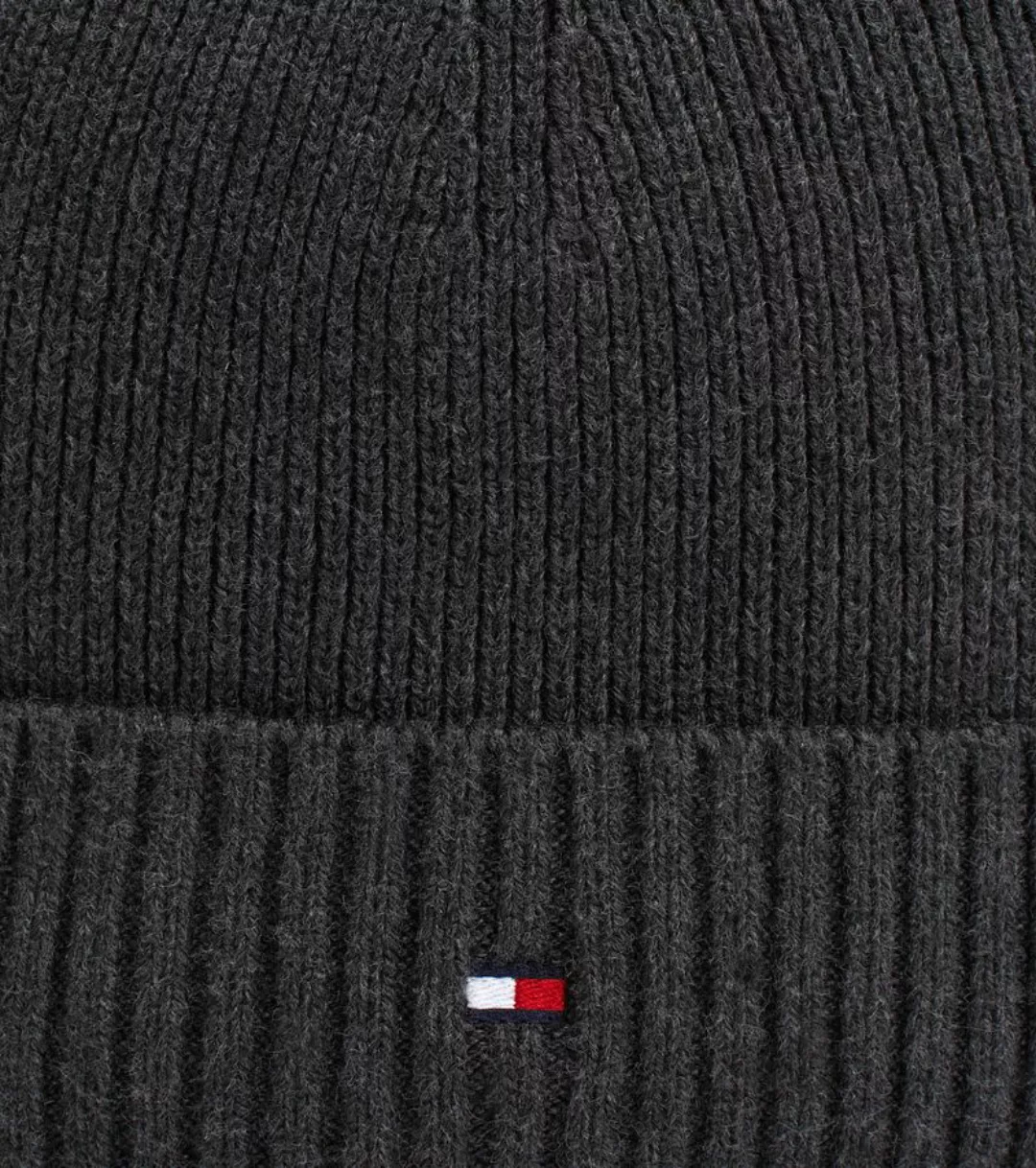 Tommy Hilfiger Knitted Mütze Grau - günstig online kaufen