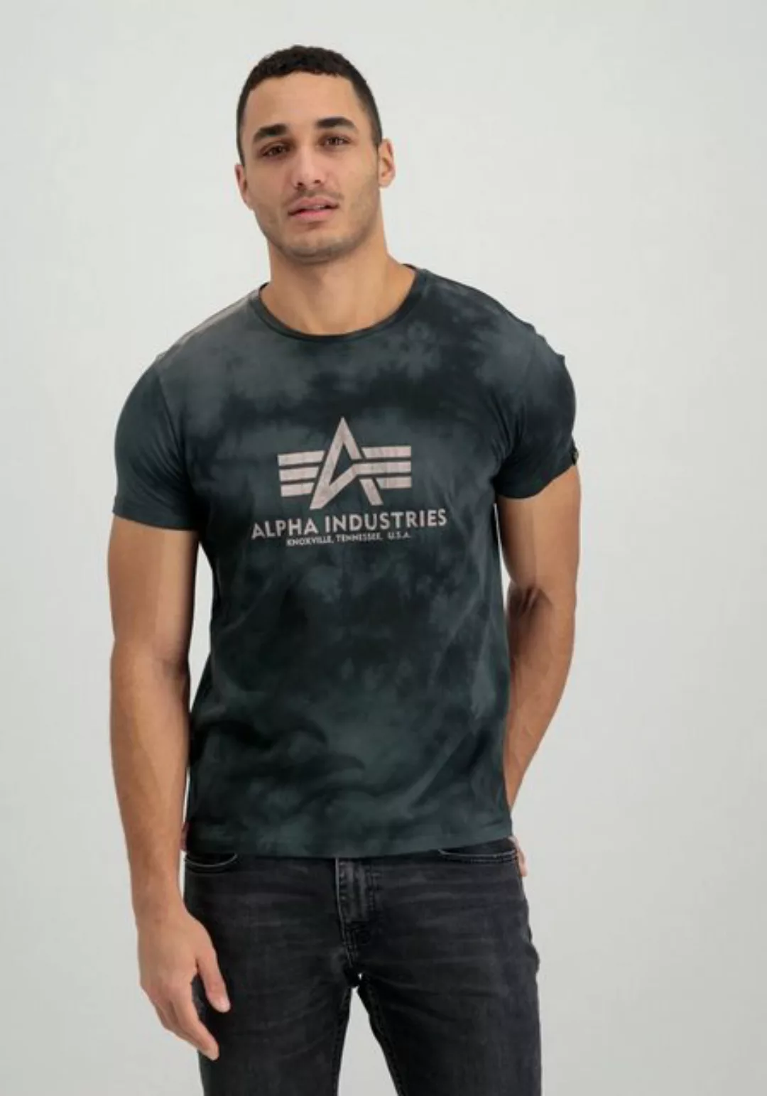 Alpha Industries T-Shirt Alpha Industries Men - T-Shirts Basic T Batik günstig online kaufen