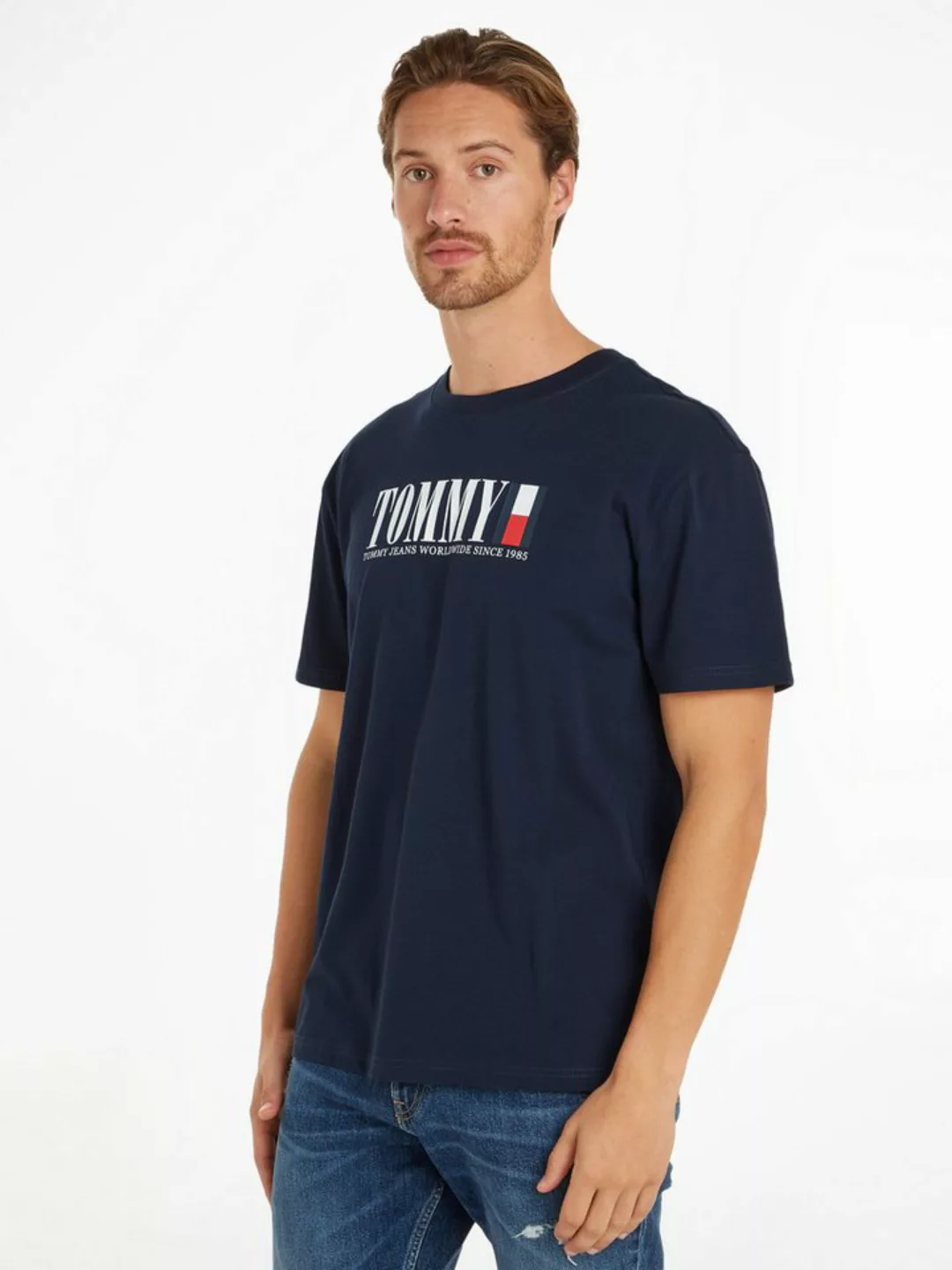 Tommy Jeans T-Shirt TJM REG TOMMY DNA FLAG TEE EXT mit Logoprint günstig online kaufen