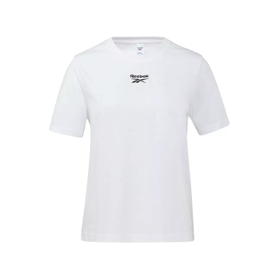 Reebok Classics Foundation Small Logo Kurzärmeliges T-shirt S White / Black günstig online kaufen