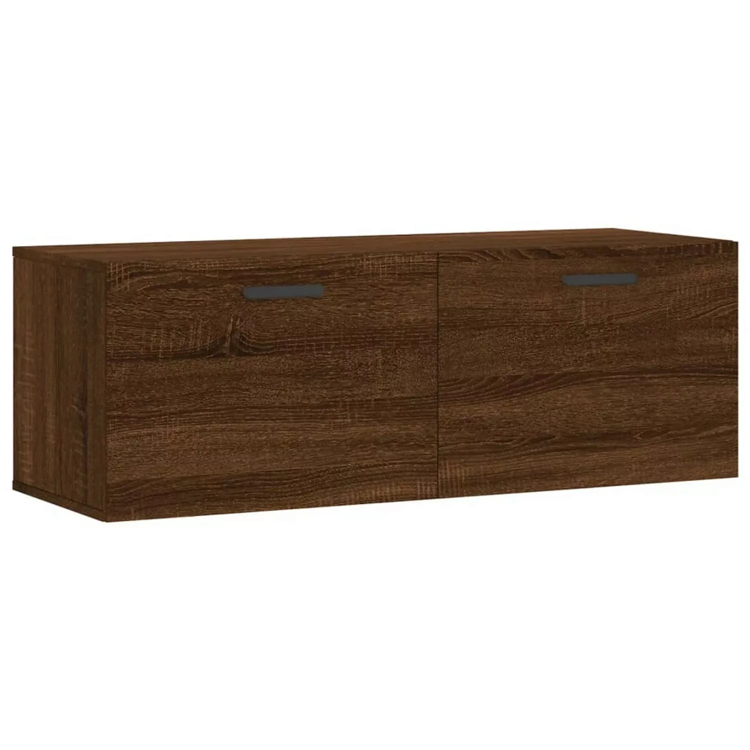 vidaXL Hängeschrank Wandschrank Braun Eichen-Optik 100x36,5x35 cm Holzwerks günstig online kaufen