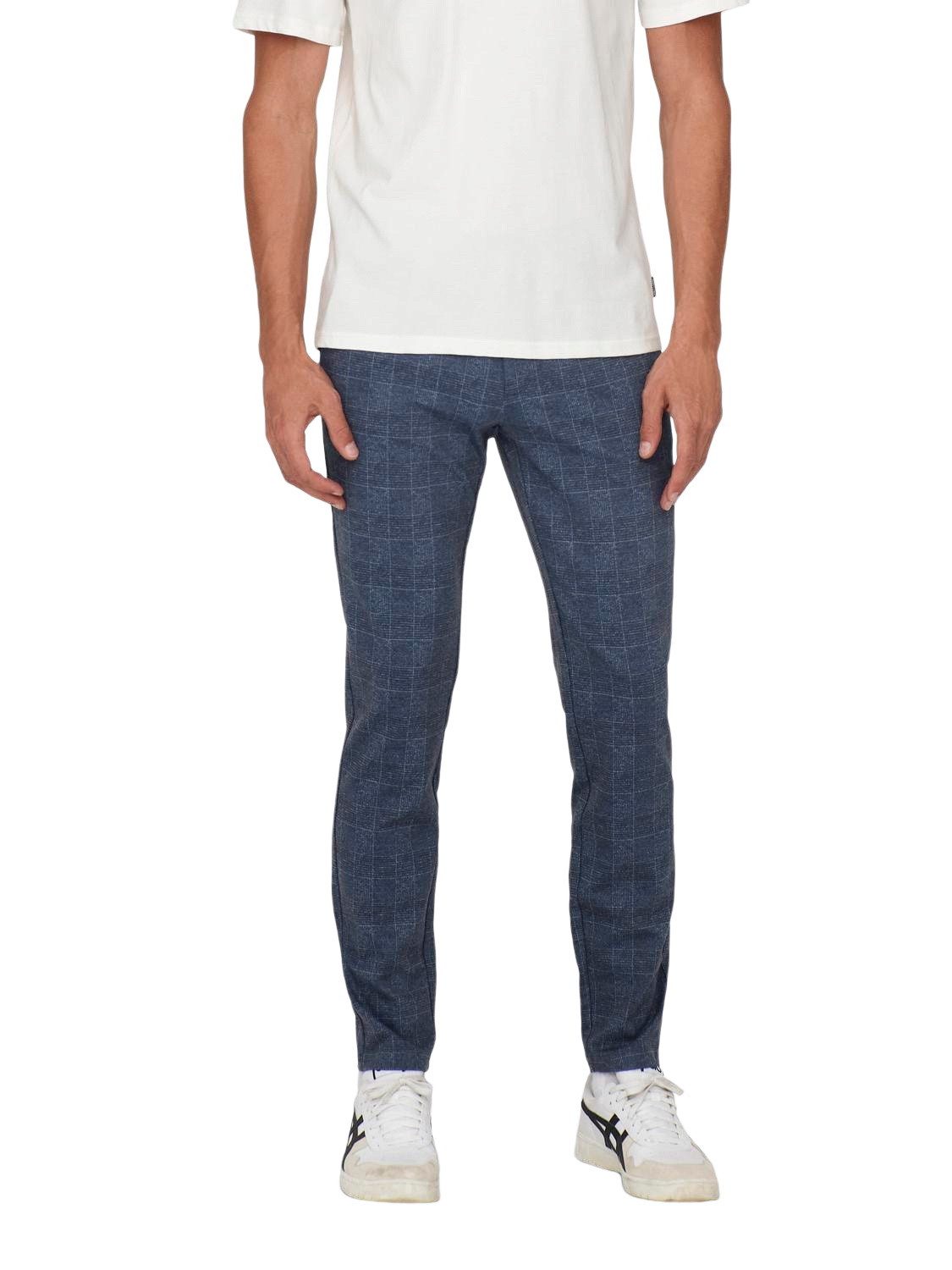 Only & Sons Herren Chino Hose ONSMARK SLIM CHECK 9887 - Slim Fit günstig online kaufen