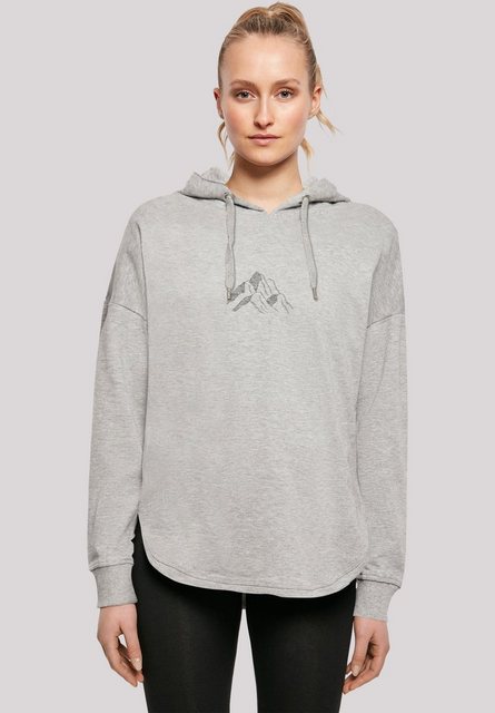 F4NT4STIC Kapuzenpullover Mountain Berge Urlaub Winter Schnee Ski Print günstig online kaufen