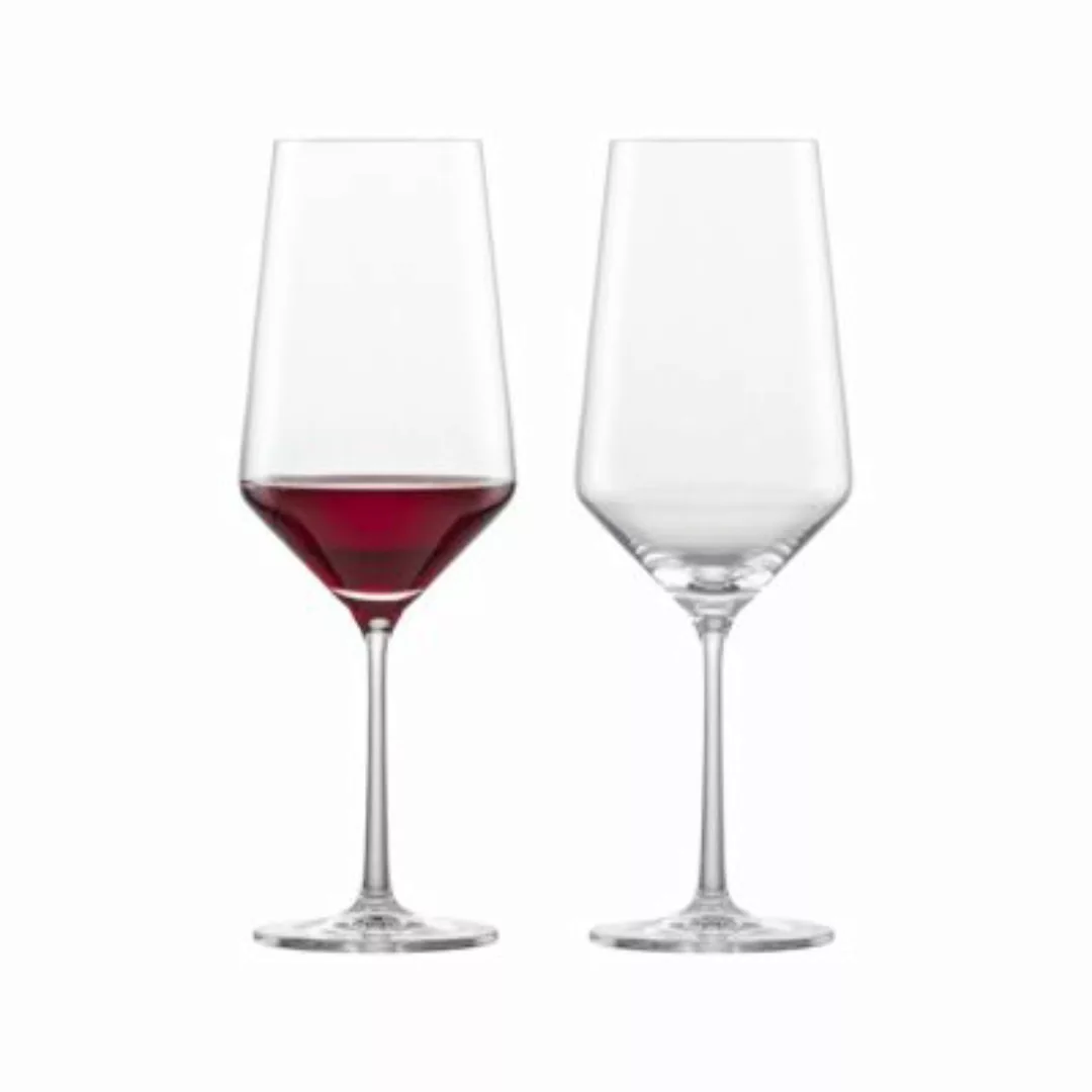 Zwiesel Kristallglas PURE Bordeaux Rotweinglas 2er Set Rotweingläser transp günstig online kaufen